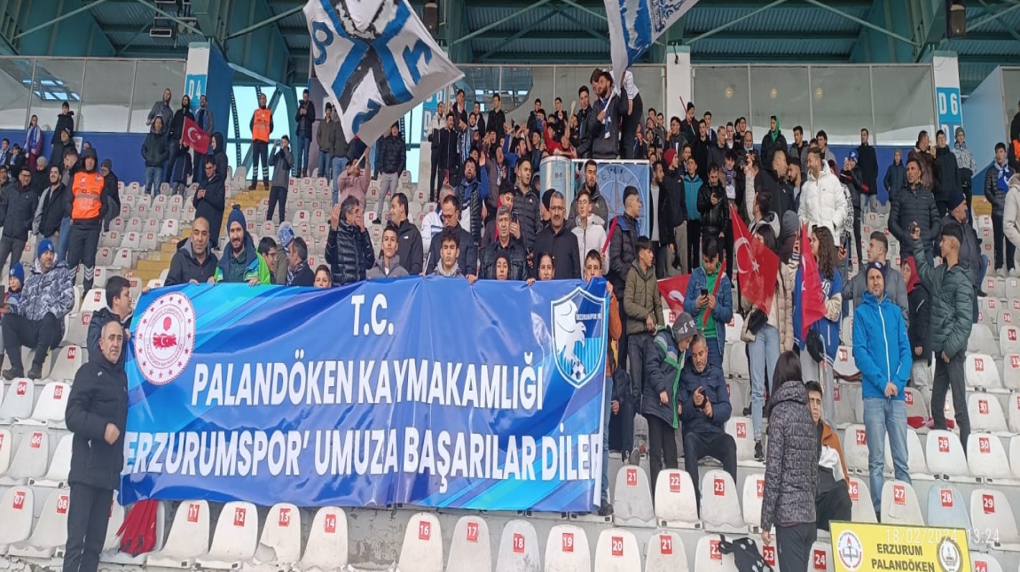 Öğrencilerimiz Erzurumspor Maçında